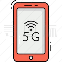 5G手机图标