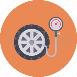 轮胎充气图标