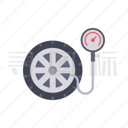 轮胎充气图标