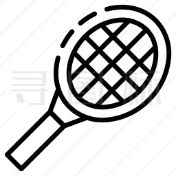 网球拍图标