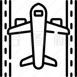 飞机跑道图标