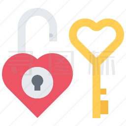锁和钥匙图标