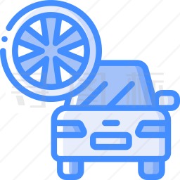汽车轮毂图标
