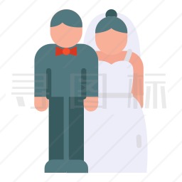 新婚夫妇图标