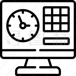 电脑时间图标