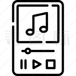 MP3播放器图标