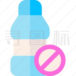 禁止饮水图标