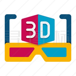 3D眼镜图标