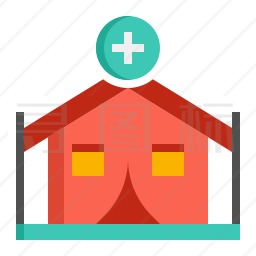 医疗帐篷图标
