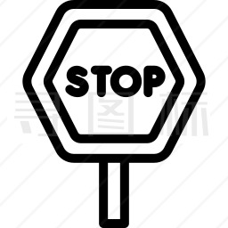 停车标志牌图标