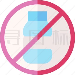 禁止塑料图标