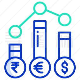 经济图表图标