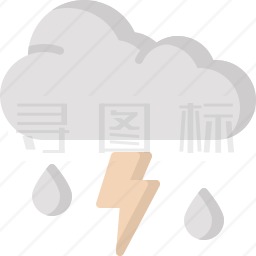 雷雨图标