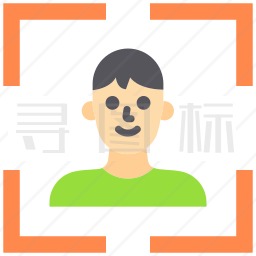 面部扫描图标