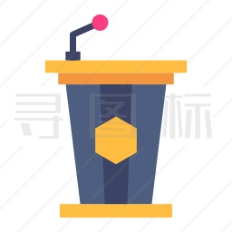 演讲台图标