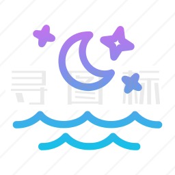 海平面图标