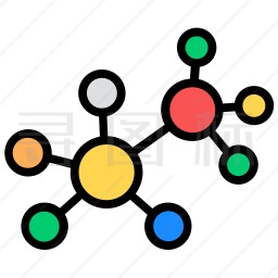 分子结构图标