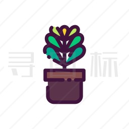 盆栽植物图标