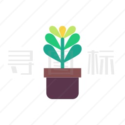 盆栽植物图标