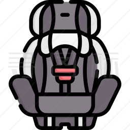 汽车安全座椅图标