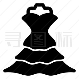 新娘礼服图标