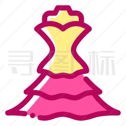 新娘礼服图标