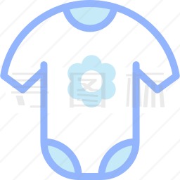 婴儿衣服图标
