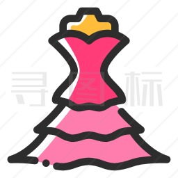 新娘礼服图标