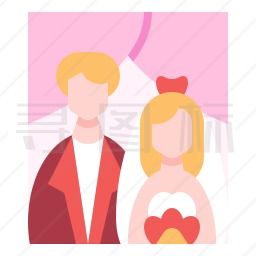 婚纱照图标