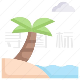 海滩图标