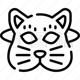 猫面具图标