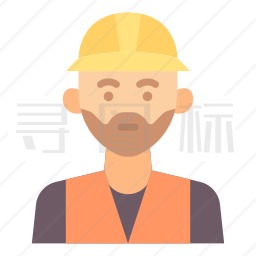 建筑工人图标