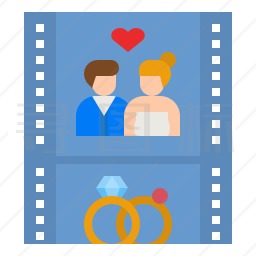 婚礼录像图标