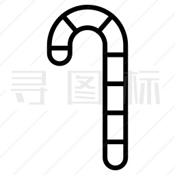 糖果手杖图标