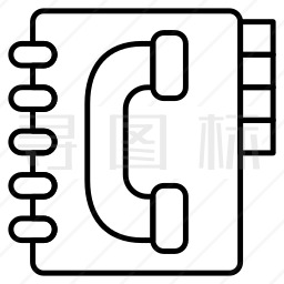 电话簿图标