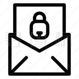 加密邮件图标