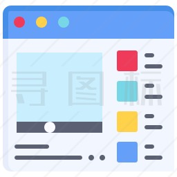 网页内容图标