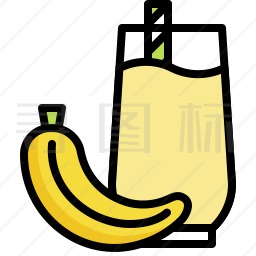 香蕉冰沙图标