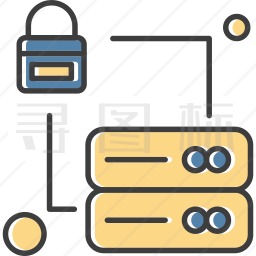 加密服务器图标