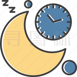 睡觉时间图标