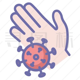 手部病毒图标