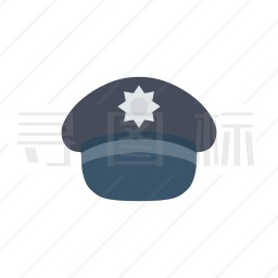 警察帽图标