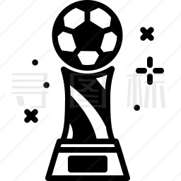 足球奖杯图标