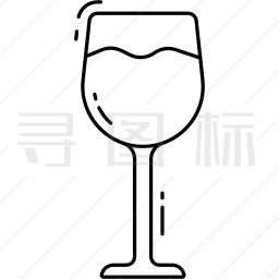 葡萄酒杯图标