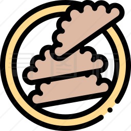 肉饼图标