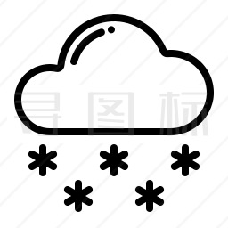 降雪图标