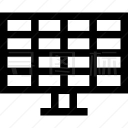 太阳能电池板图标