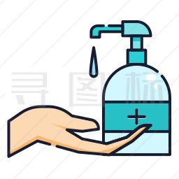 消毒洗手液图标