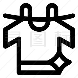 晾衣服图标