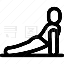 瑜伽姿势图标
